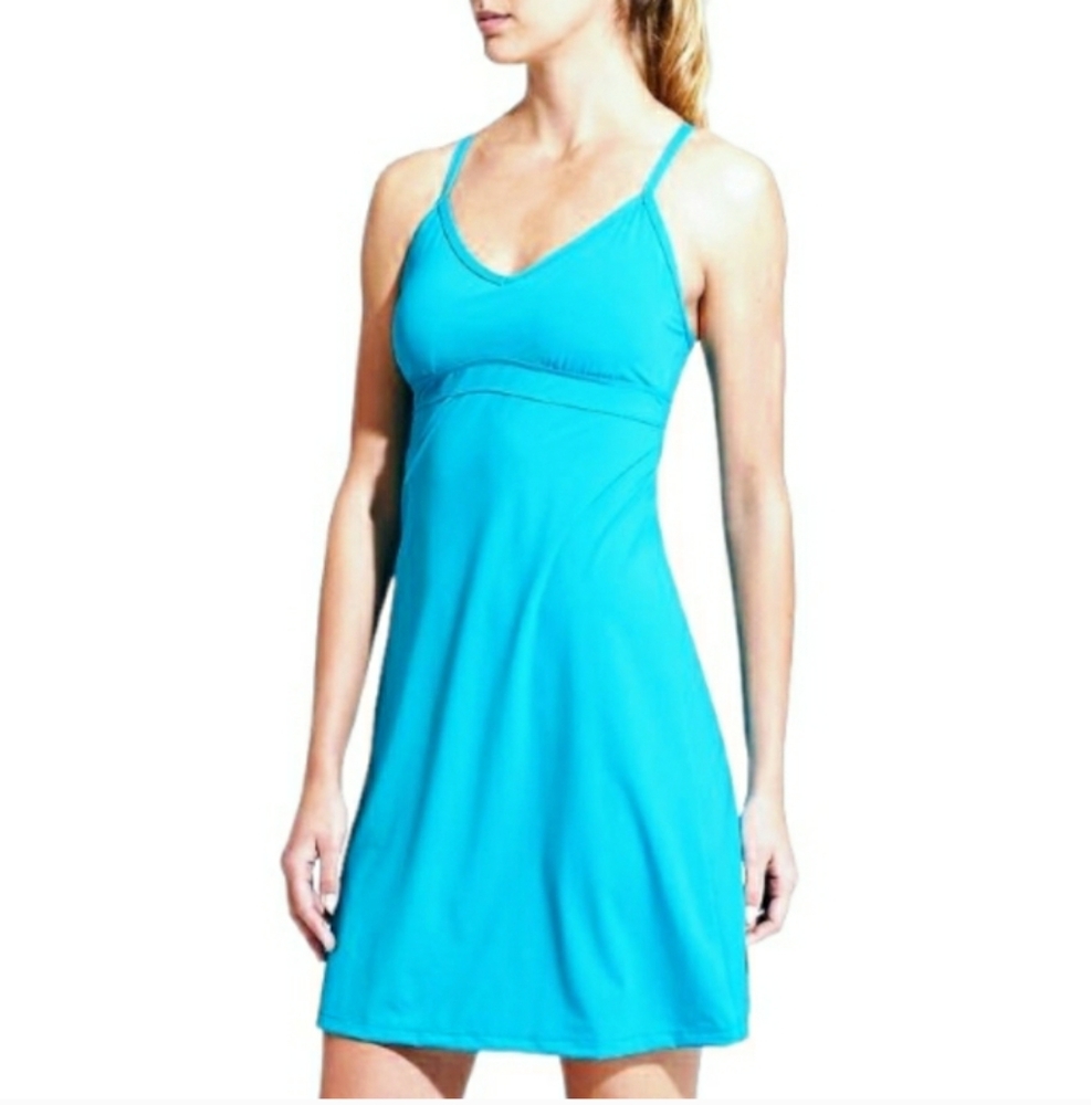 Athleta Shorebreak Racer Back Outdoor Dress Size Medium - Picture 8 of 9